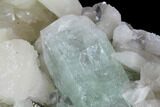 Zoned Apophyllite Crystals With Stilbite - India #91325-4